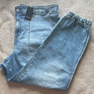 Torrid 18 NWT Denim Joggers